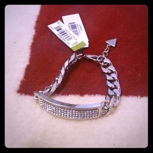 Jeweled Silver Bracelet